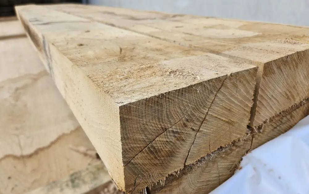 Traverses en chêne pour aménagement extérieur